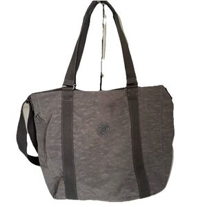 Kipling Adara Medium Nylon Travel Tote Bag Blue Work Travel Tote Bag No Monkey